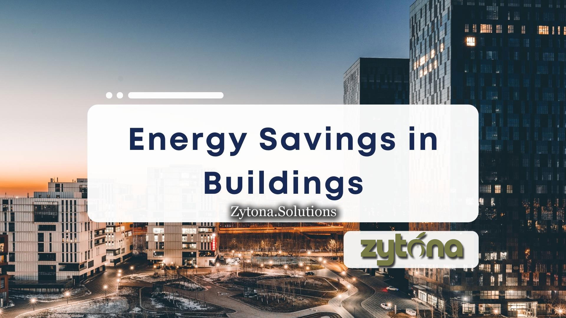 building energy savings